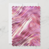 Invitation Fille rose perle Rose or glam Sweet 16 (Dos)