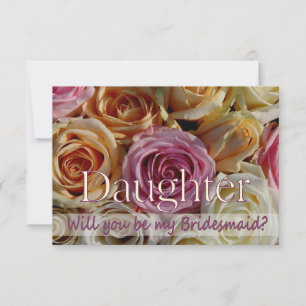 Invitation Fille S'il vous plaît être Bridesmaid