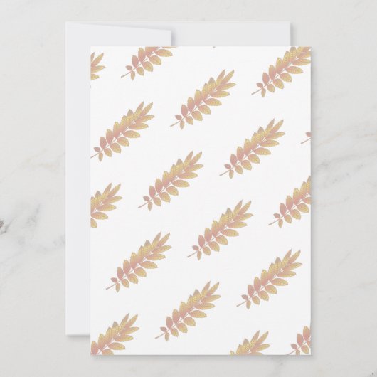 Invitation Fille Souris Mère Baby shower Souris Laine Maple (Dos)