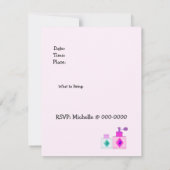 Invitation Fille Spa Stwood Party (Dos)