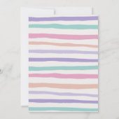 Invitation Fille Stomp Chomp & Dinosaure de rôti Anniversaire (Dos)