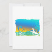 Invitation Fille Surf (Devant)