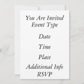 Invitation Fille Surf (Dos)