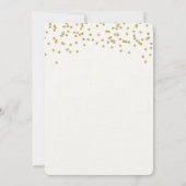 Invitation Fille turquoise d'invitation de baby shower de (Dos)