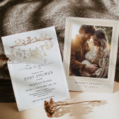 Invitation Fille Vêtements de bébé Boho Baby shower de tonali