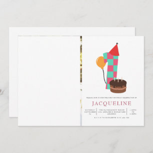 Invitation Filles 1er anniversaire Photo