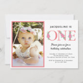 Invitation Filles 1er anniversaire Photo