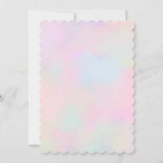 Invitation Filles 3e fête d'anniversaire (Dos)