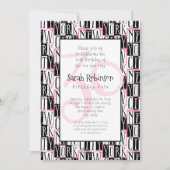 Invitation Filles amies 30e fête d'anniversaire à New York (Devant)