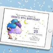 Invitation Filles Anniversaire Dormir Anniversaire