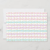 Invitation Filles Baking Party Pink Gold Cake Cupcake Anniver (Dos)