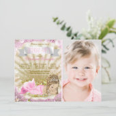 Invitation Filles Blonde Sirène fête d'anniversaire (Debout devant)