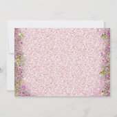 Invitation Filles Blonde Sirène fête d'anniversaire (Dos)