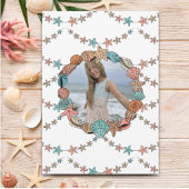 Invitation Filles Coquillages Plage Anniversaire