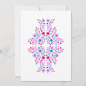Invitation Filles d'anniversaire de Fiesta (Dos)