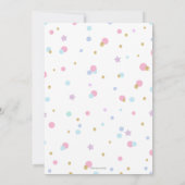 Invitation Filles de danse de saut de fête d'anniversaire de (Dos)