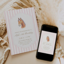 Filles de selle de cheval Anniversaire Poney Rose