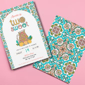 Invitation Filles deux doux citron pique-nique Anniversaire