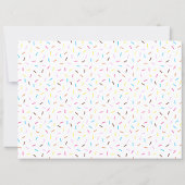 Invitation Filles Donut Foil Balloon Photo Premier anniversai