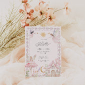 Invitation Filles Fairy Magical Garden Anniversaire Invitatio