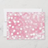 Invitation Filles Fairy Princess Fête d'anniversaire (Dos)