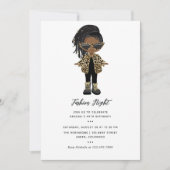 Invitation Filles Fashion Night Party (Devant)