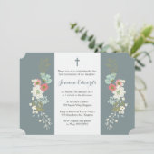 Invitation Filles Fille Première Communion Baptême (Debout devant)