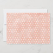 Invitation Filles Floral rose Citrouille 1er anniversaire Inv (Dos)