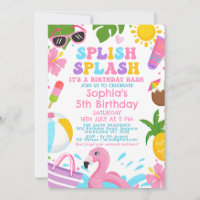 Filles jolies et colorées Retro Splish Splash Anni
