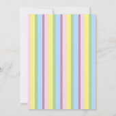 Invitation Filles Madical d'abord mignonne rose licorne Anniv (Dos)