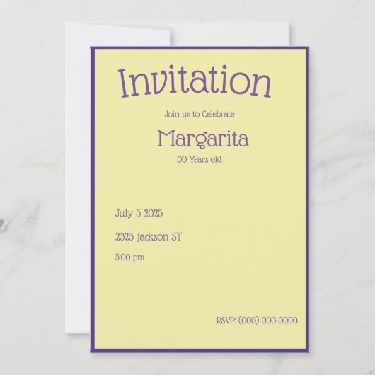 INVITATION FILLES MAKEUP (Dos)