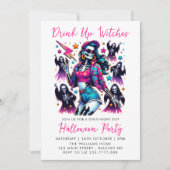 Invitation Filles Night Out Adult Halloween Party (Devant)