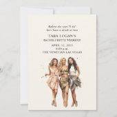 Invitation Filles Night Out Bachelorette Party (Devant)