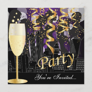 Invitation Filles Night Out Fête d'anniversaire   Métallurgiq