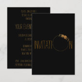 Invitation Filles Nuit Anniversaire Club Vip (Devant / Derrière)