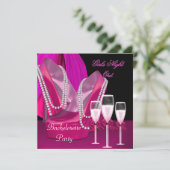 Invitation Filles Nuit Sortir Chaussures Roses Hi Talons Cham (Debout devant)