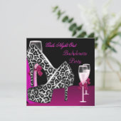 Invitation Filles Nuit Sortir Chaussures Roses Hi Talons Cham (Debout devant)