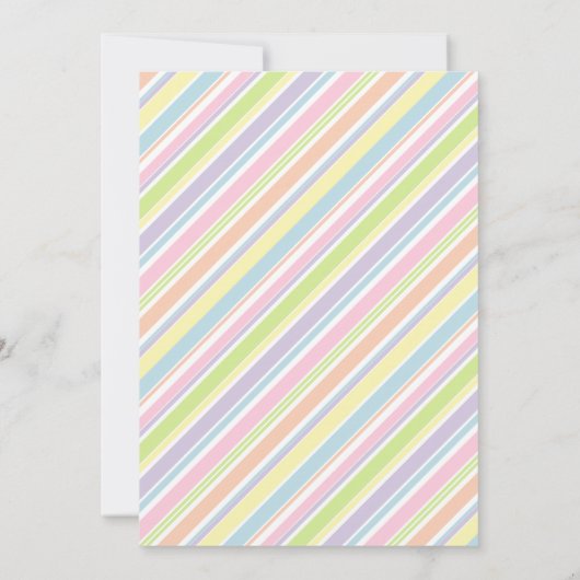 Invitation Filles Pancakes et Pyjama fête d'anniversaire (Dos)