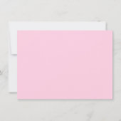 Invitation Filles Photo 1er anniversaire fête Pink Gold Confe (Dos)