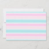 Invitation Filles Photo Pink Bow Unicorn Anniversaire Invitat (Dos)