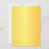 Invitation Filles Première Communion Blanc et Jaune (Dos)