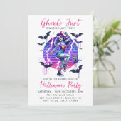 Invitation Filles roses Ghouls Night Out Adulte Halloween Par (Debout devant)