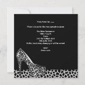 Invitation Filles Sauvage Nuit Sortir Chaussures Roses Champa (Dos)