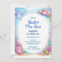 Filles Sirènes de l'Océan Sous la Mer Deuxième Ann