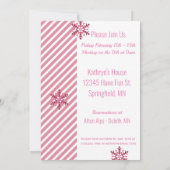 Invitation Filles Ski Trip Ski Emoji (Dos)