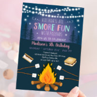 Filles S'more Amusants S'mores Feu de camp Anniver