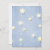 Invitation Filles Twinkle Twinkle Little Star Baby shower (Dos)