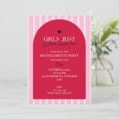 Invitation Filles veulent juste s'amuser Fête d'enterrement d (Debout devant)