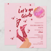 Invitation Filles Veulent Seulement S'amuser Fête d'Enterreme (Devant / Derrière)