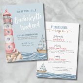 Invitation Filles Weekend Beach Bachelorette nautique